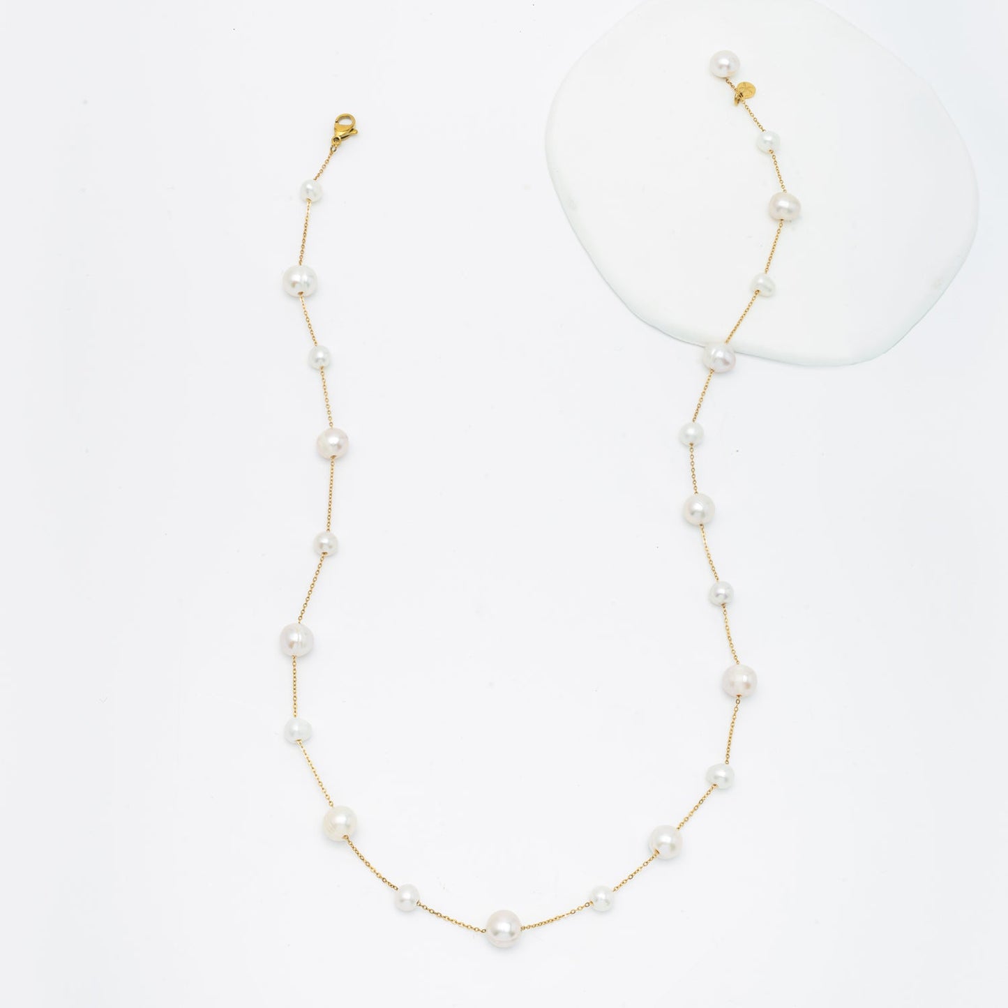 Celeste Convertible Pearl Necklace