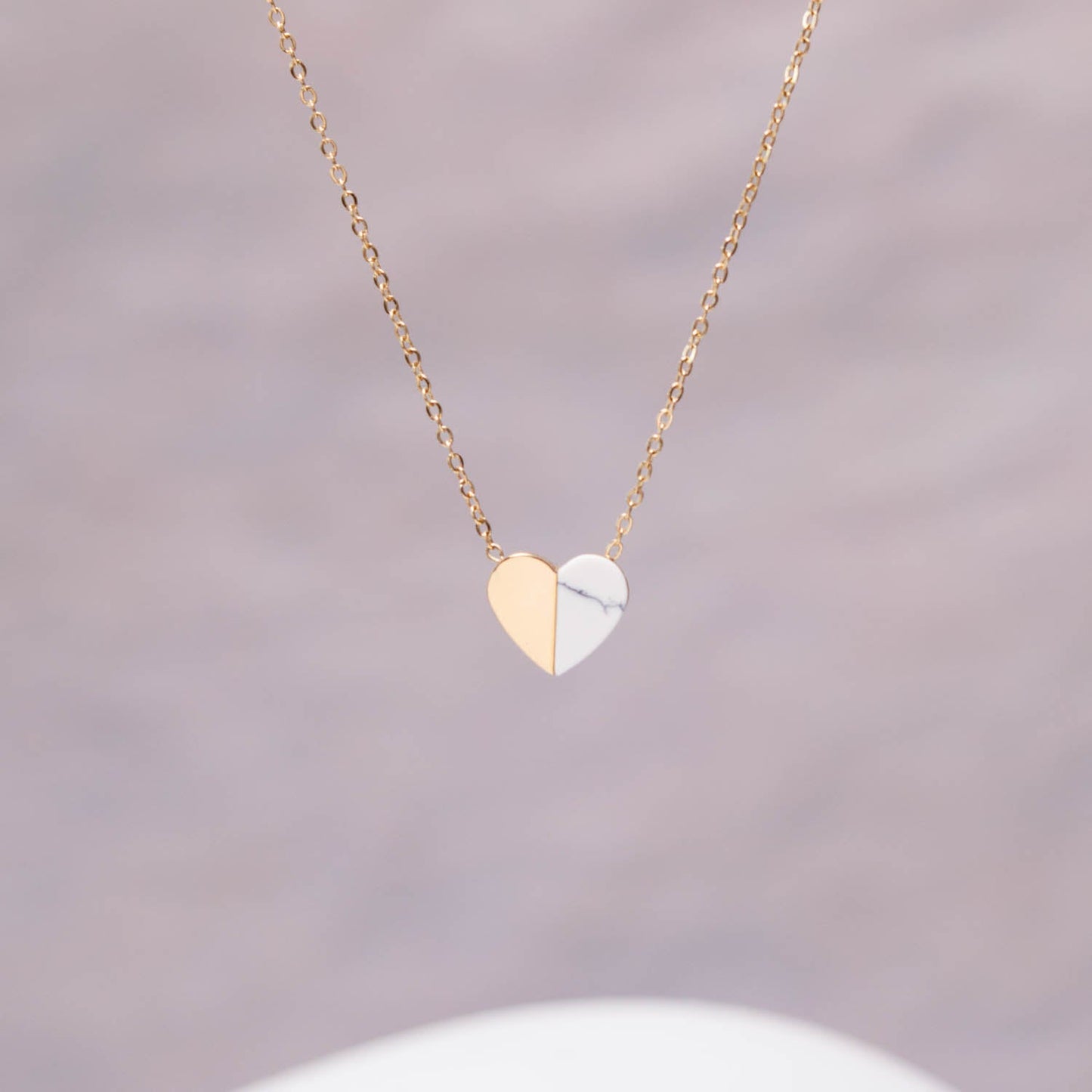 Alexis Gold Heart Necklace