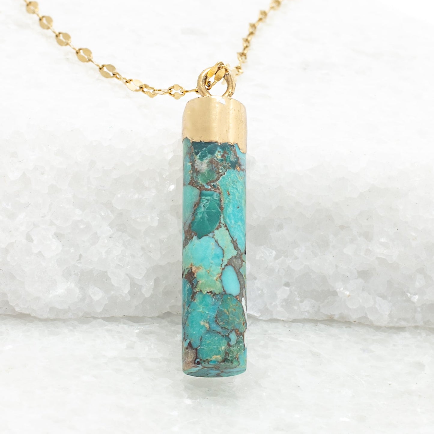 Pillar Necklace in Turquoise