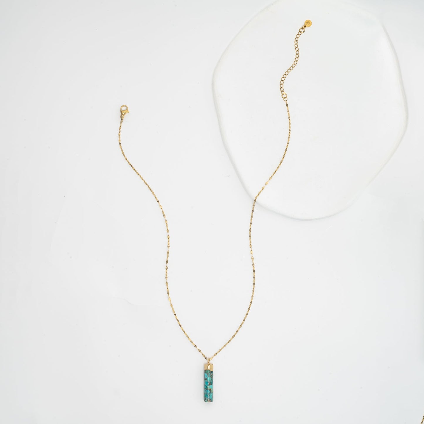 Pillar Necklace in Turquoise
