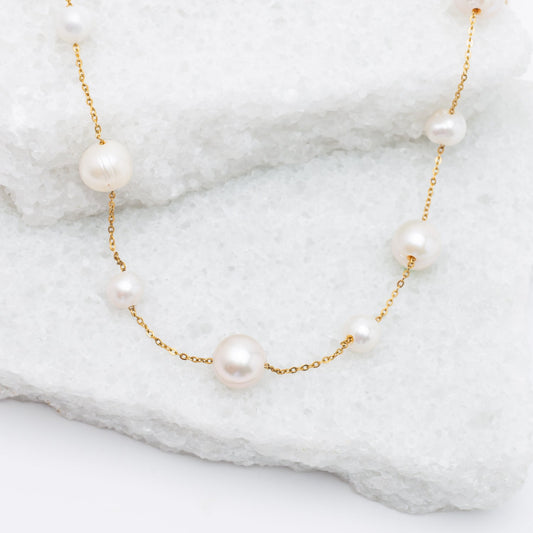 Celeste Convertible Pearl Necklace